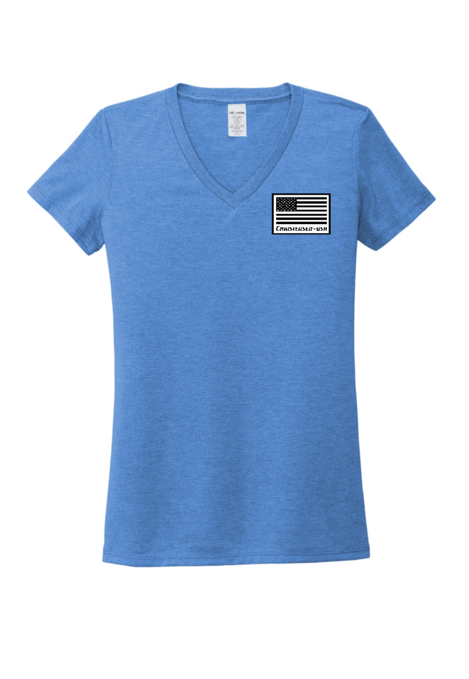 Allmade® Women’s Tri-Blend V-Neck Tee