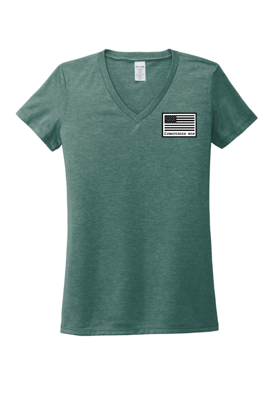 Allmade® Women’s Tri-Blend V-Neck Tee