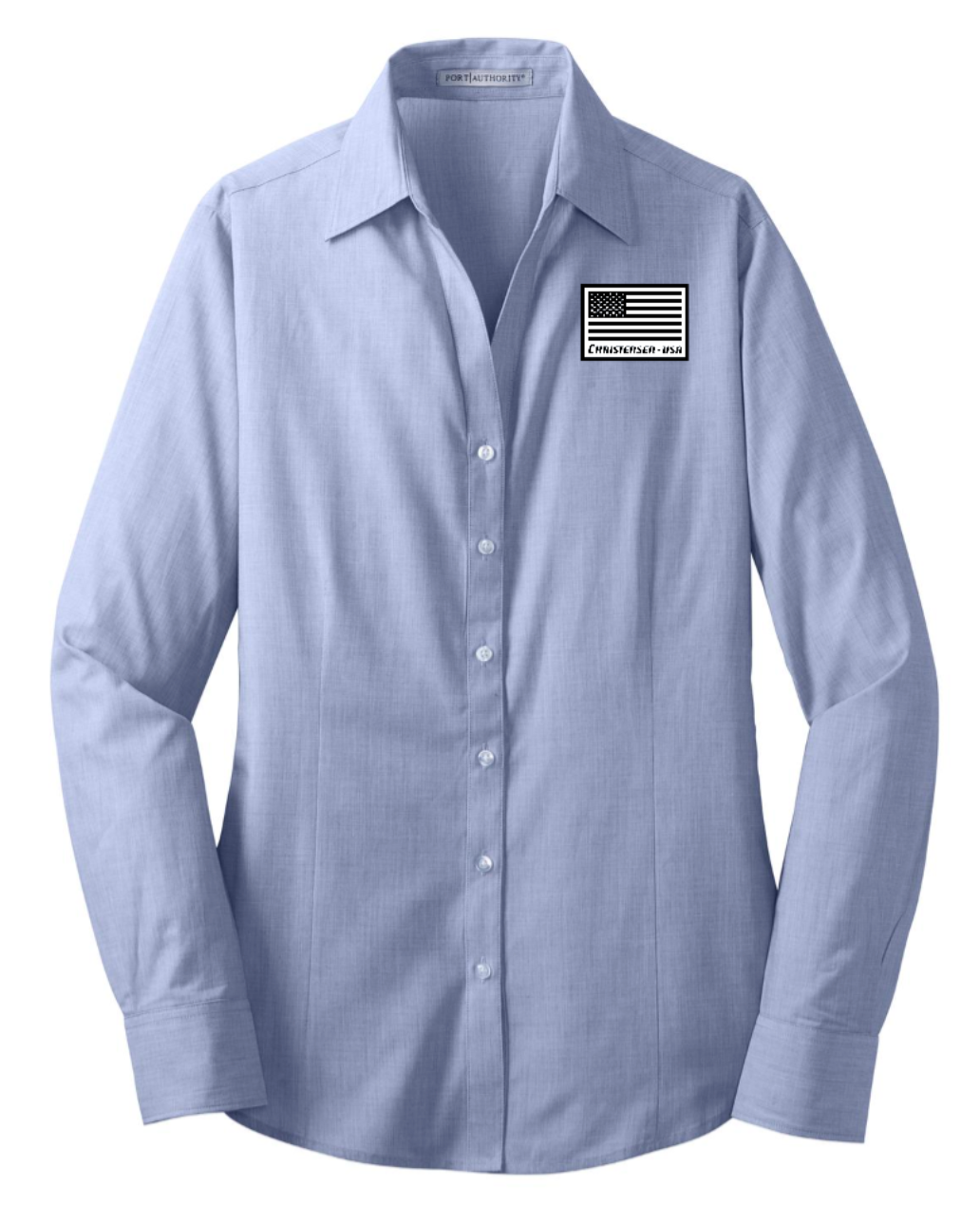 Port Authority® Ladies Crosshatch Easy Care Shirt