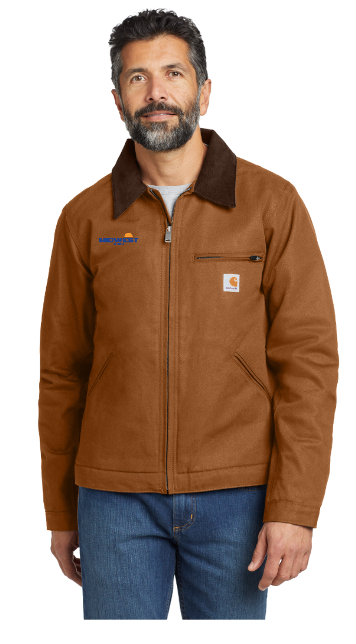 Midwest Asphalt Carhartt® Tall Detroit Jacket