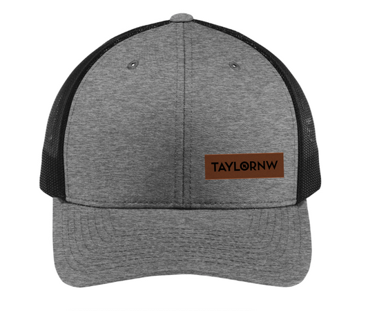 Taylor NW Concrete Leather Patch Hat