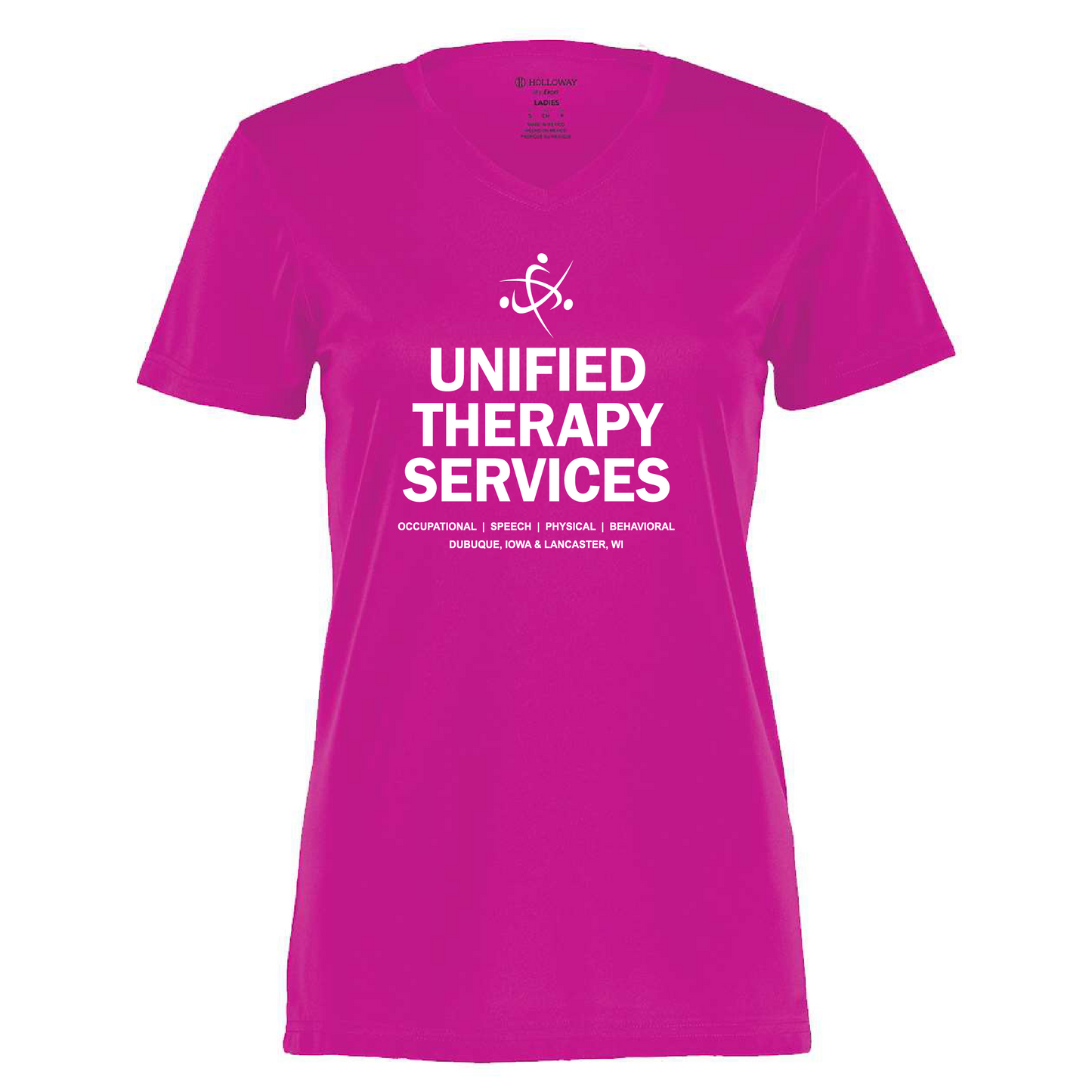 Unified Therapy Holloway Dri-Fit Ladies Tee Full Logo