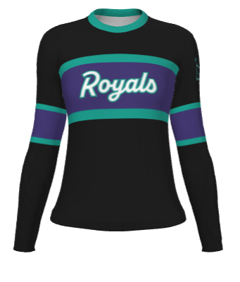 Dubuque Royals Custom Women's Long Sleeve Tee