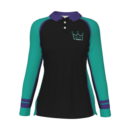 Dubuque Royals Custom Women's Long Sleeve Polo