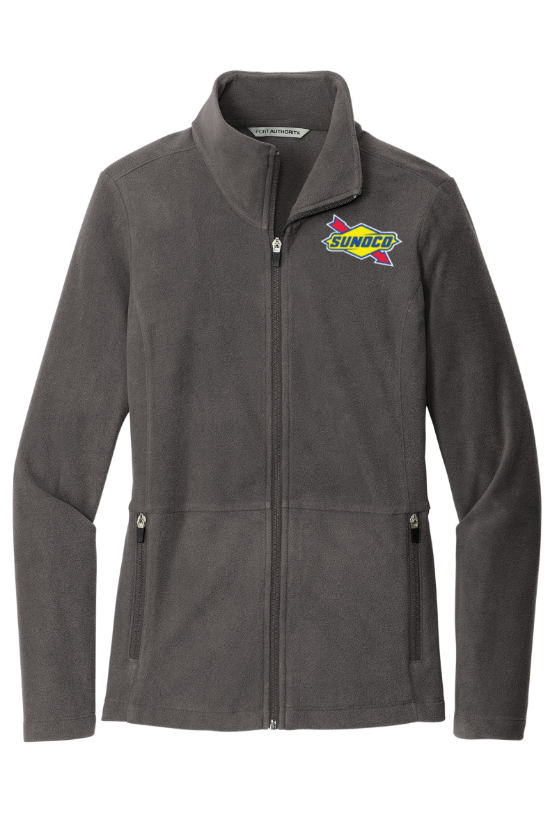 Grey Port Authority® Ladies Accord Microfleece Jacket