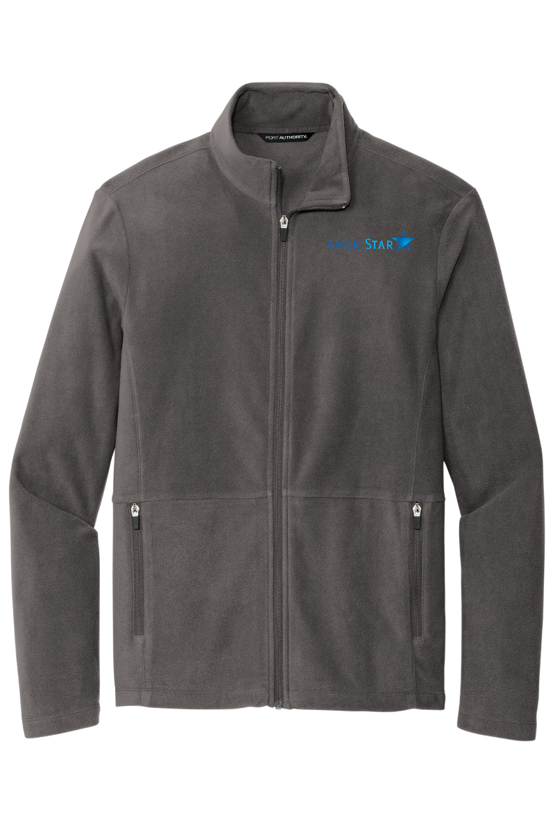 Grey Port Authority® Accord Microfleece Jacket