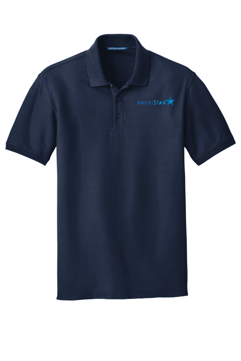 Navy Port Authority® Core Classic Pique Polo