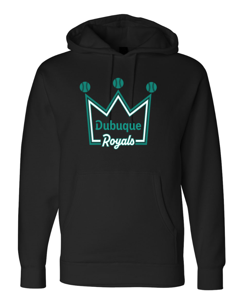 Dubuque Royals Screen Print Heavyweight Hooded Sweatshirt