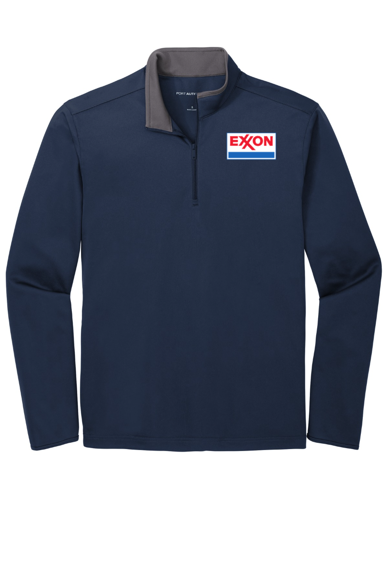 Navy Port Authority ® Silk Touch ™ Performance 1/4-Zip