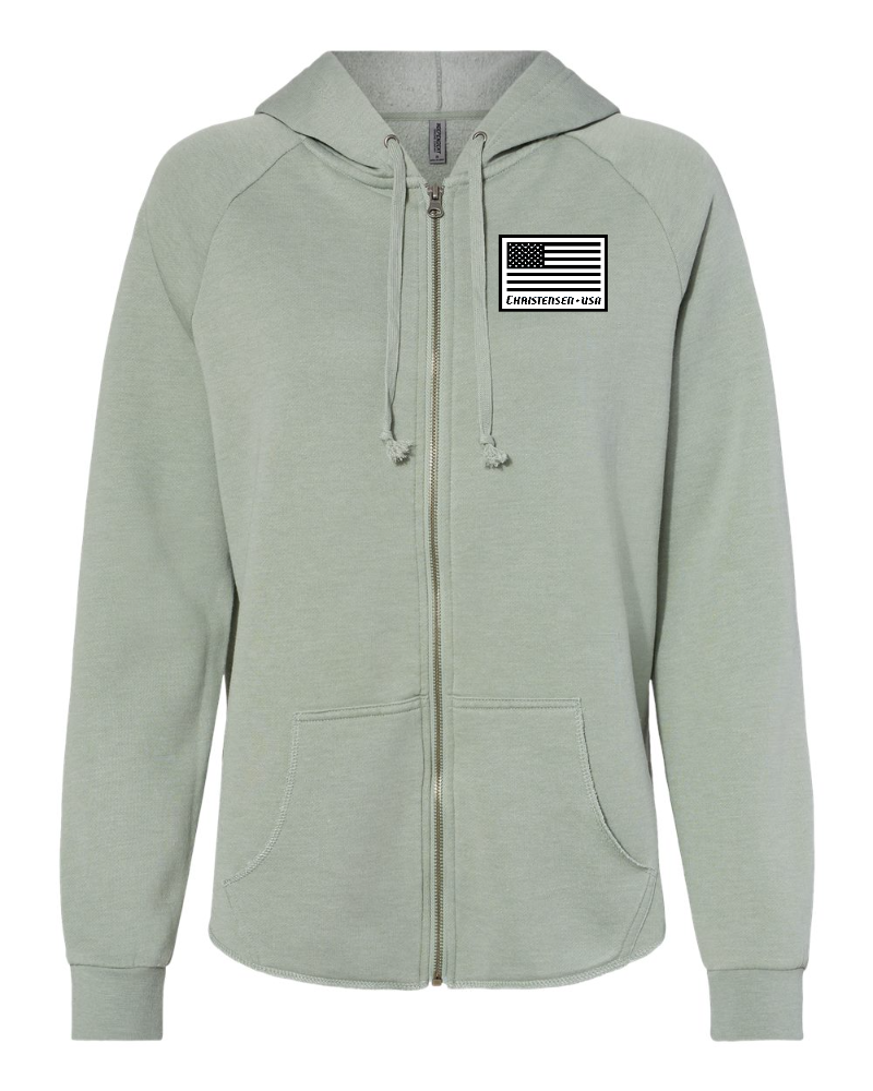 Women's California Wave Wash Full-Zip Hooded Sweatshirt