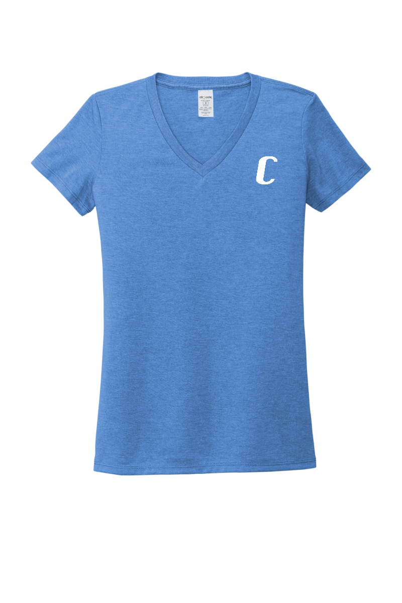 Allmade® Women’s Tri-Blend V-Neck Tee