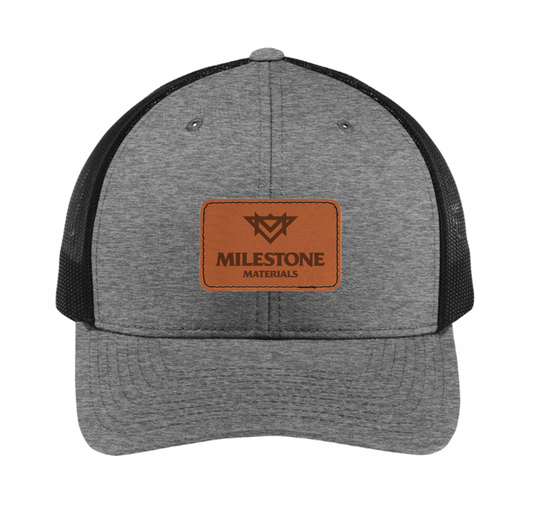 Milestone Leather Patch Hat