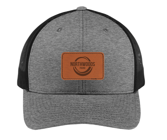 Northwoods Leather Patch Hat