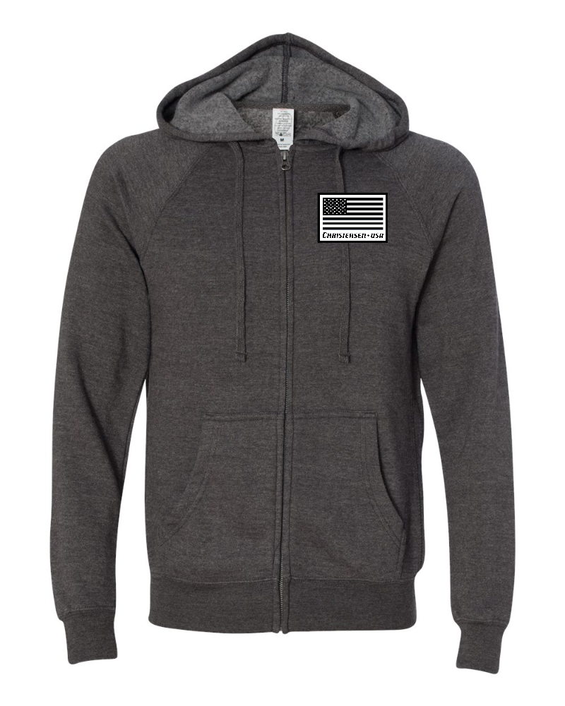 Special Blend Raglan Full-Zip Hooded Sweatshirt