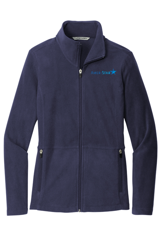 Navy Port Authority® Ladies Accord Microfleece Jacket