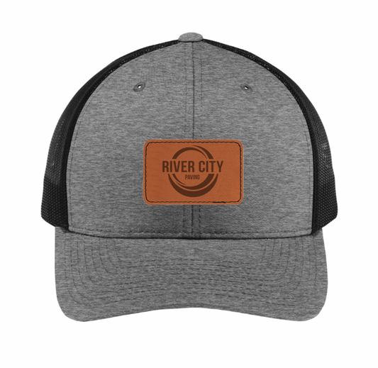 River City Paving Leather Patch Hat