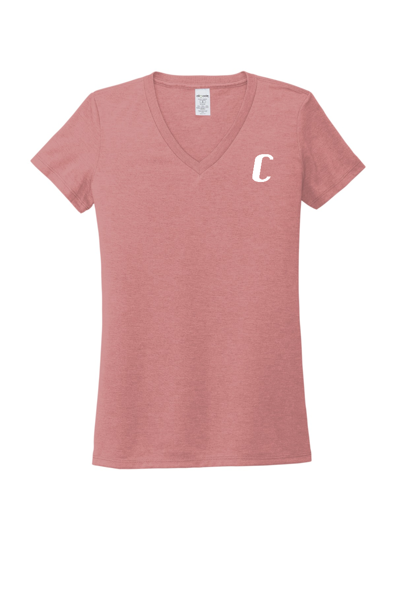 Allmade® Women’s Tri-Blend V-Neck Tee