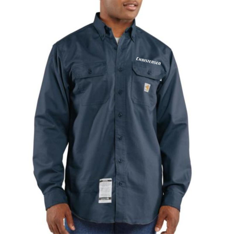 Carhartt Flame-Resistant Long Sleeve Twill Pocket Shirt