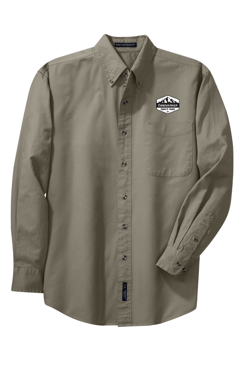 Tall Long Sleeve Twill Shirt