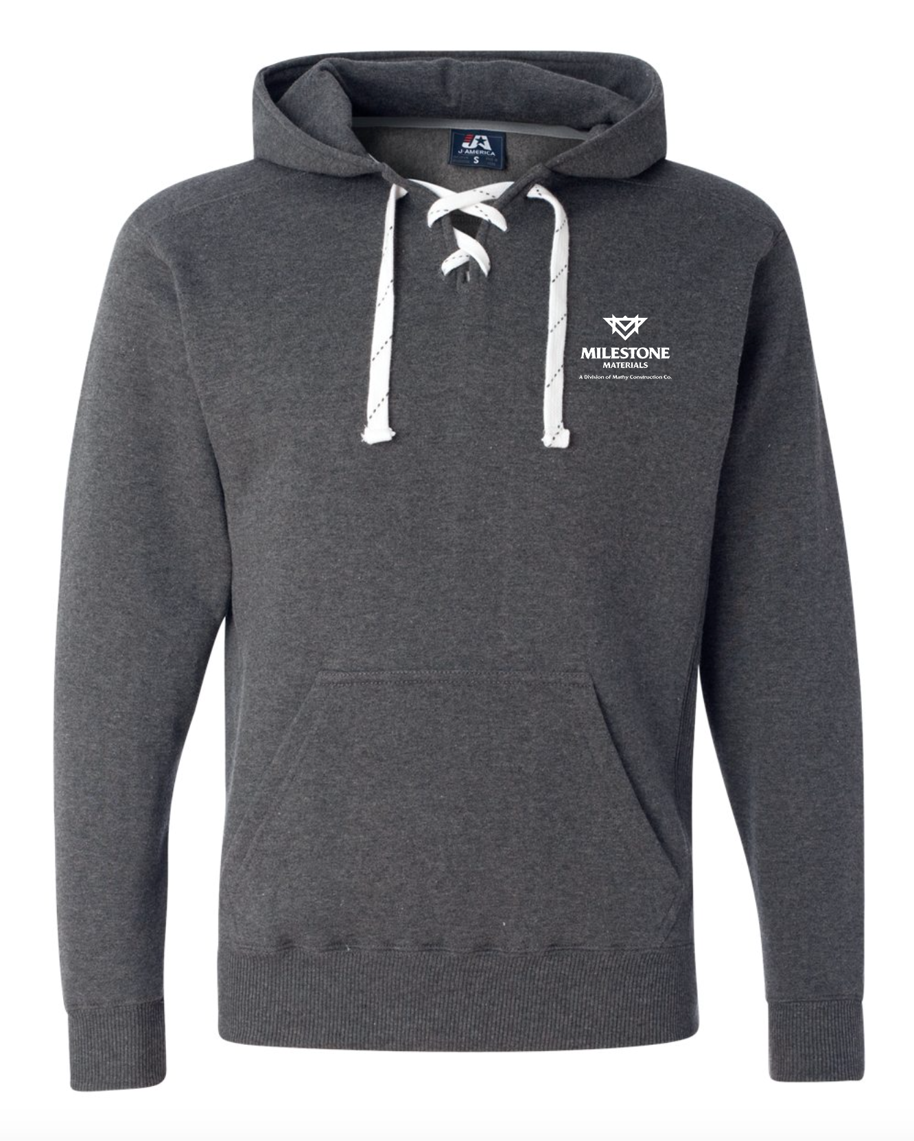 Milestone Materials Sport Laced Hooded Sweatshirt