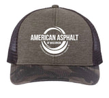 American Asphalt of Wisconsin Limited Edition Camo Trucker Cap