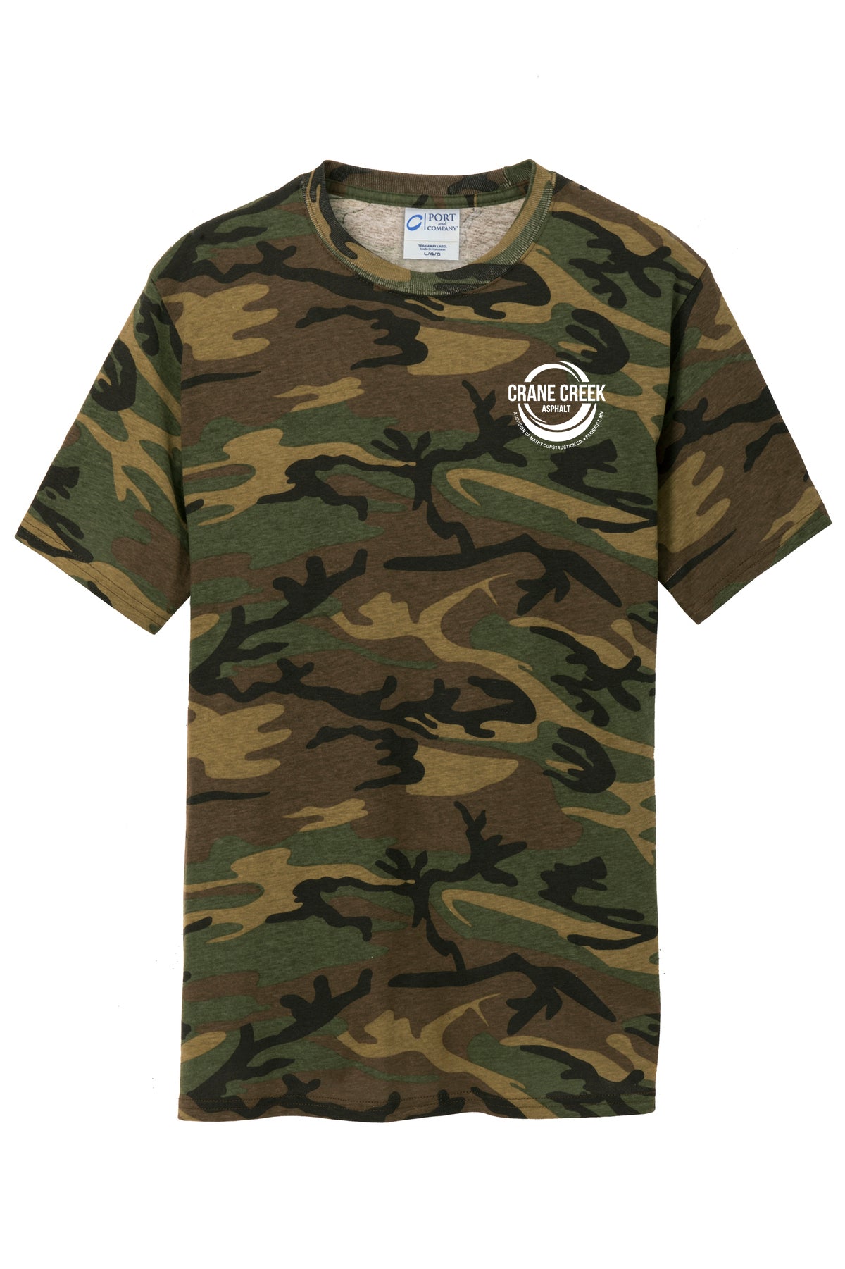 Crane Creek Asphalt Limited Edition Camo Tshirt