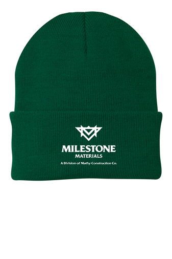 Milestone Materials Rib Knit Cap โ RH Prints Co.