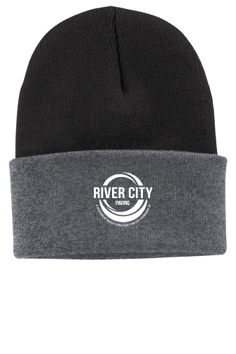 River City Paving Rib Knit Cap