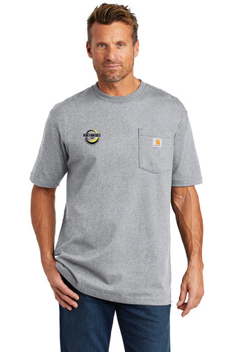 Northwoods Paving Carhartt ® Tall Workwear Pocket Short Sleeve