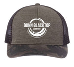 Dunn Blacktop Company Limited Edition Camo Trucker Cap