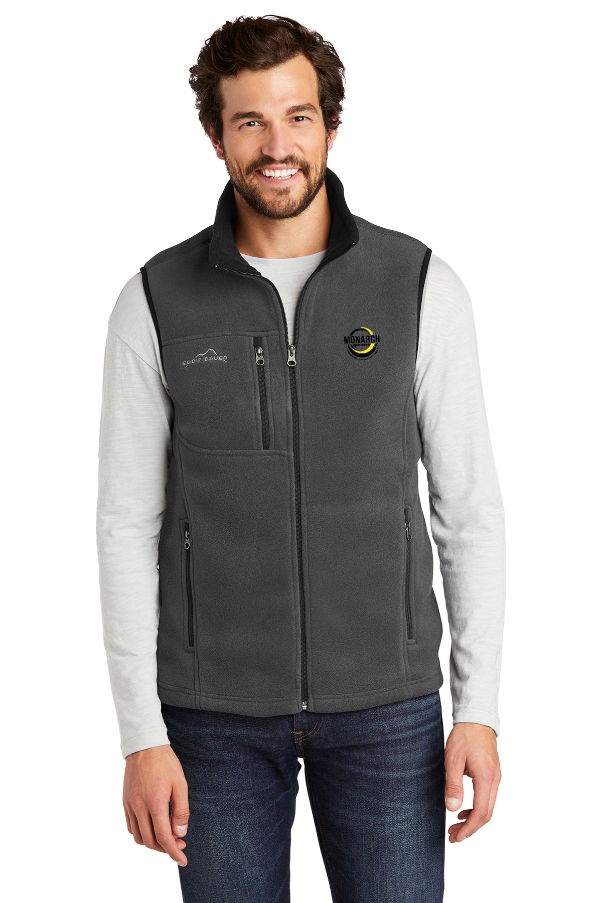 Monarch Construction Eddie Bauer Fleece Vest