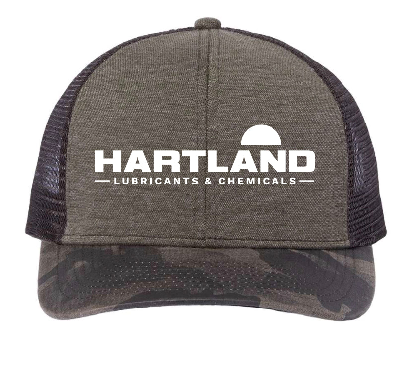 Hartland Lubricants and Chemicals Limited Edition Camo Trucker Cap