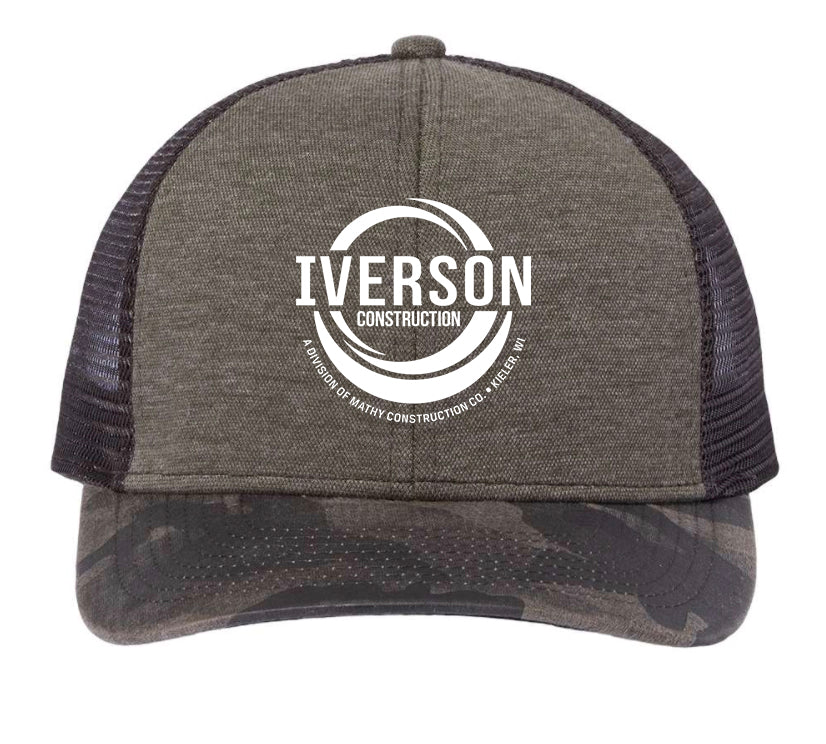 Iverson Construction Limited Edition Camo Trucker Cap