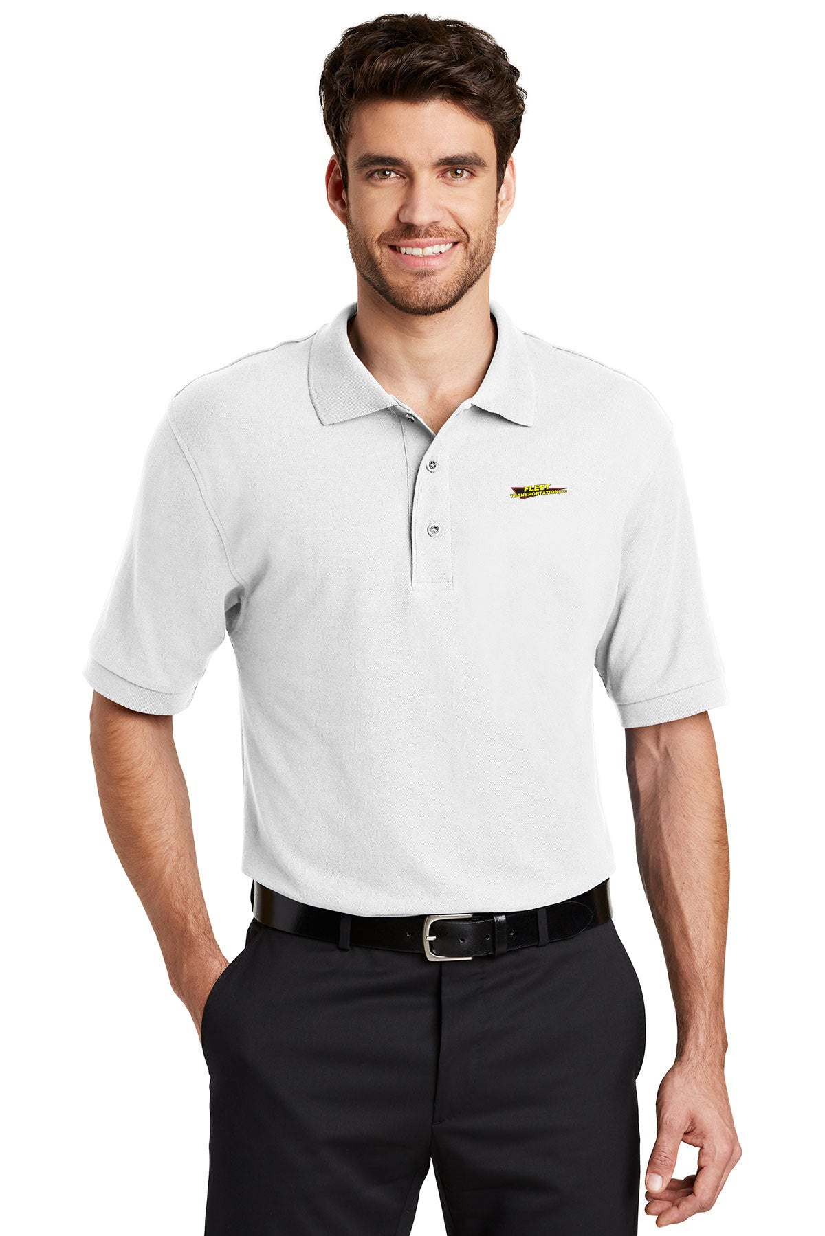 Fleet Transportation Tall Silk Touch Polo