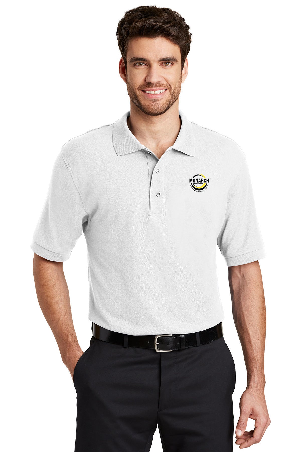 Monarch Construction Tall Silk Touch Polo