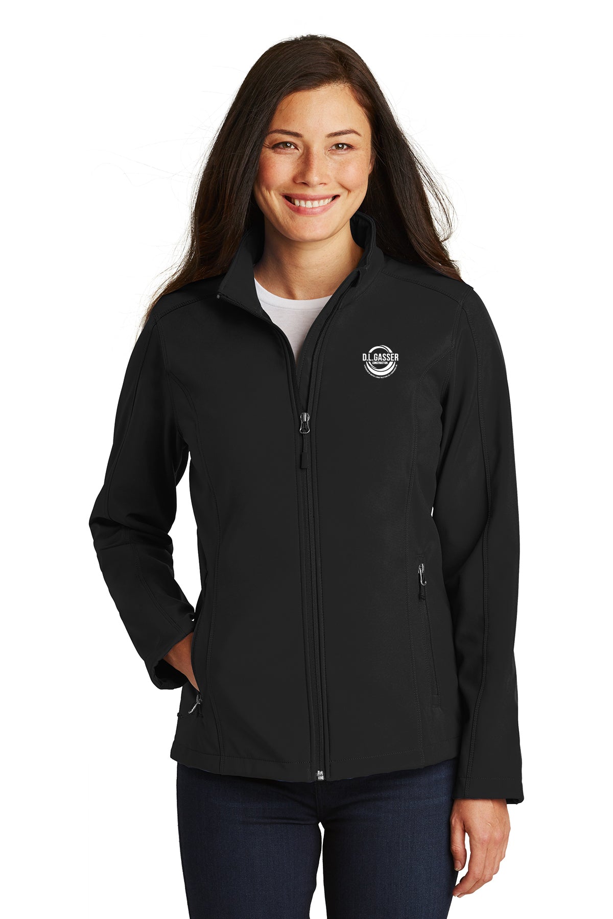 D.L. Gasser Construction Ladies Soft Shell Jacket