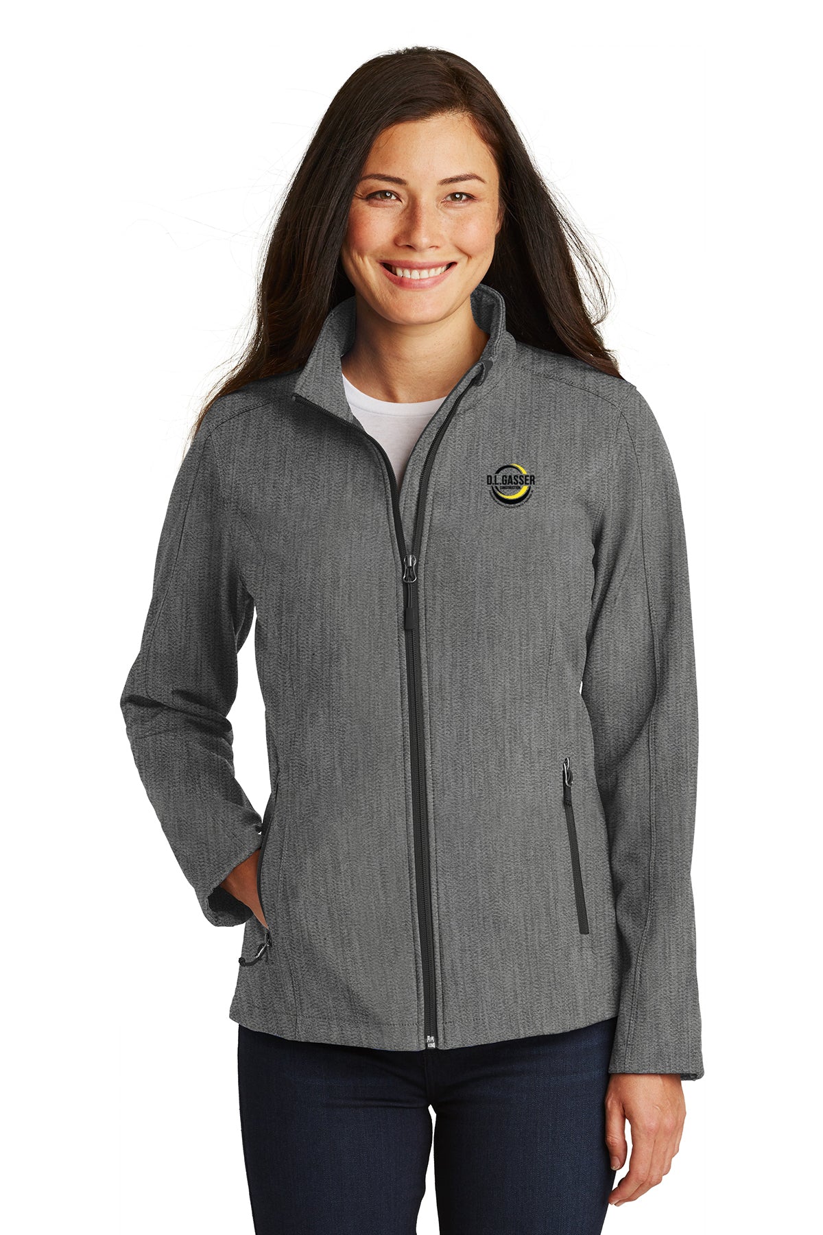D.L. Gasser Construction Ladies Soft Shell Jacket