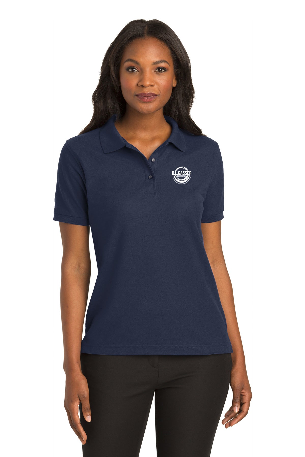 D.L. Gasser Construction Ladies Silk Touch Polo