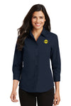 Mathy Construction Company Ladies Button Up Shirt