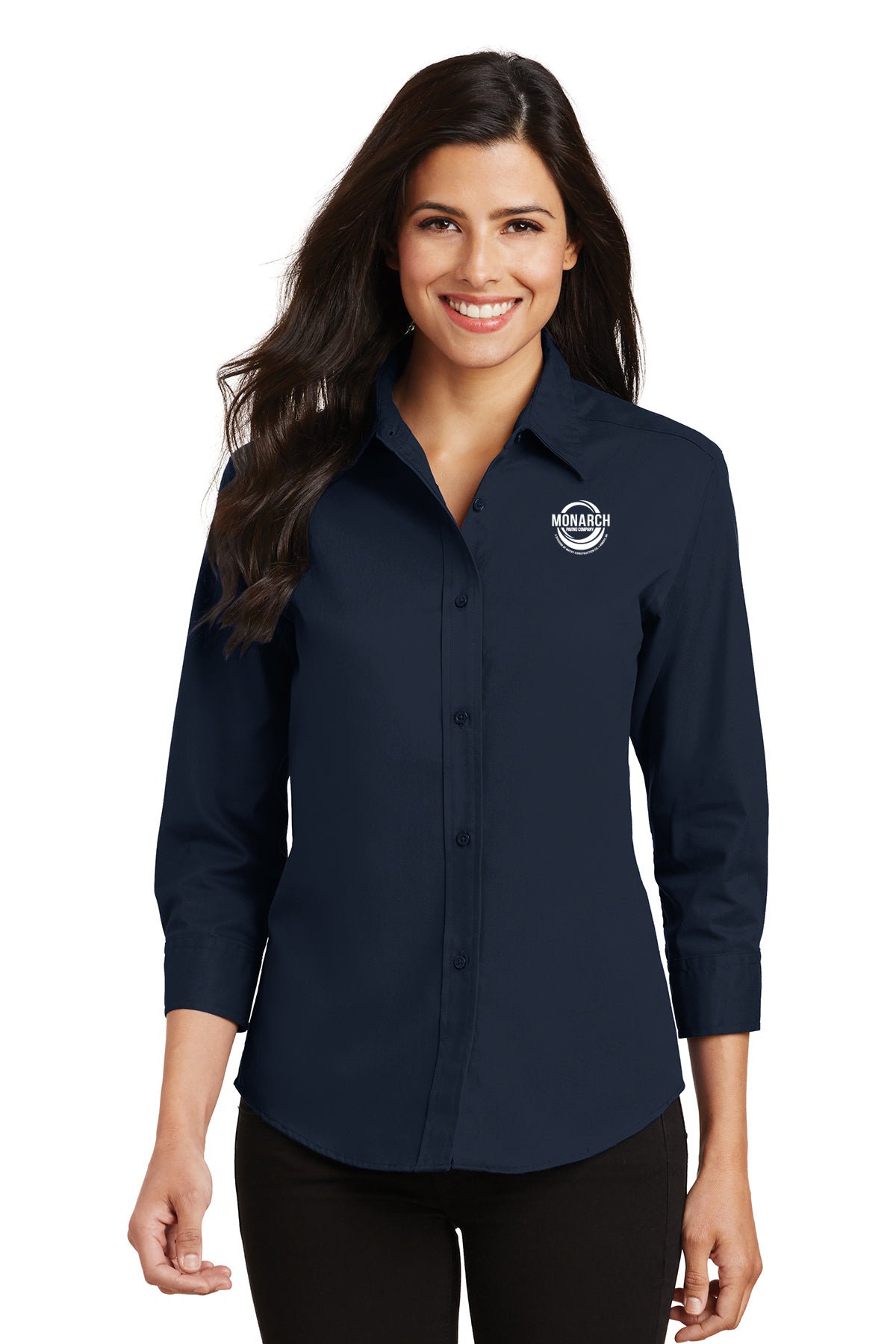 Monarch Construction Ladies Button Up Shirt