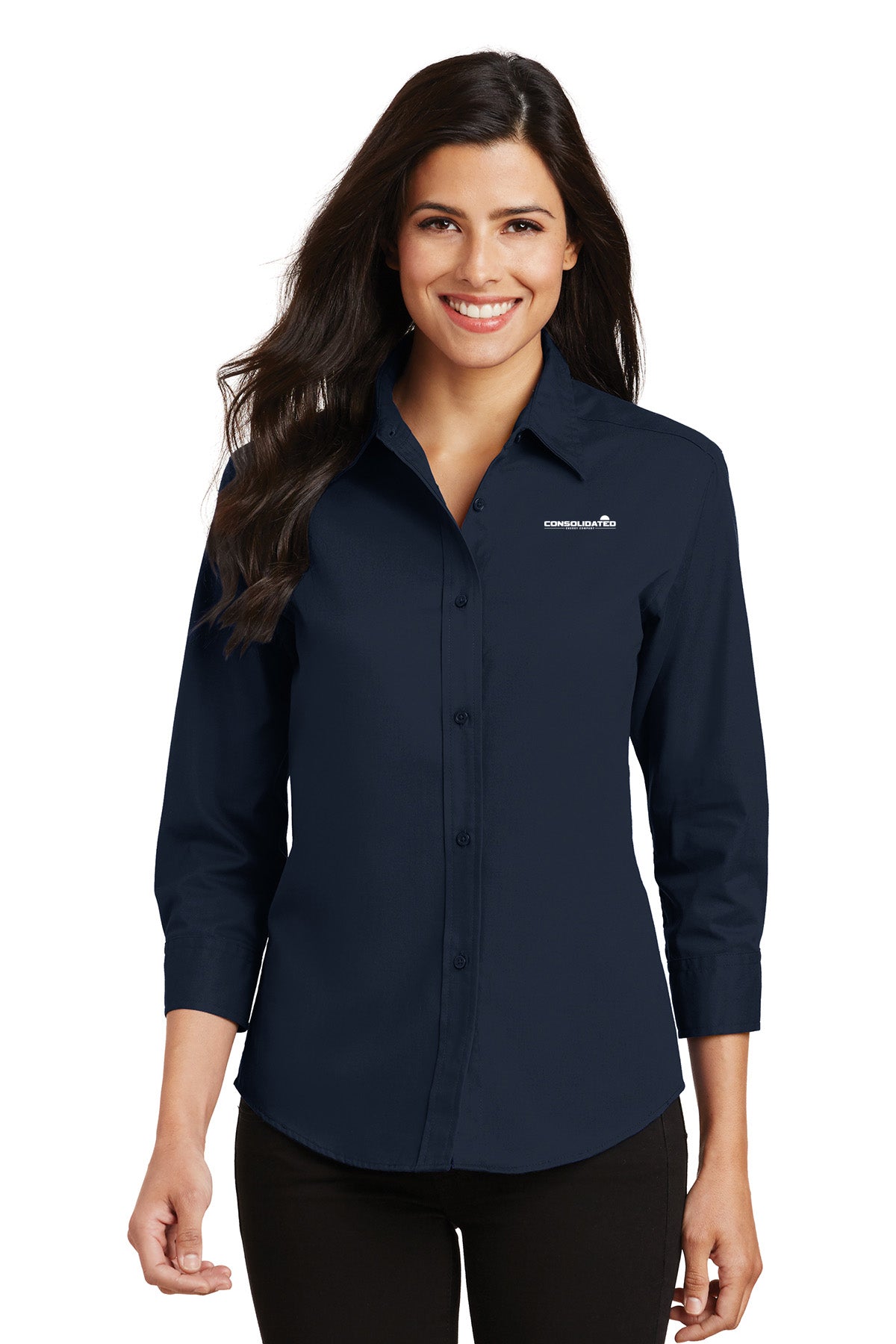Consolidated Energy Company Ladies Button Up Shirt