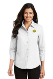 Mathy Construction Company Ladies Button Up Shirt
