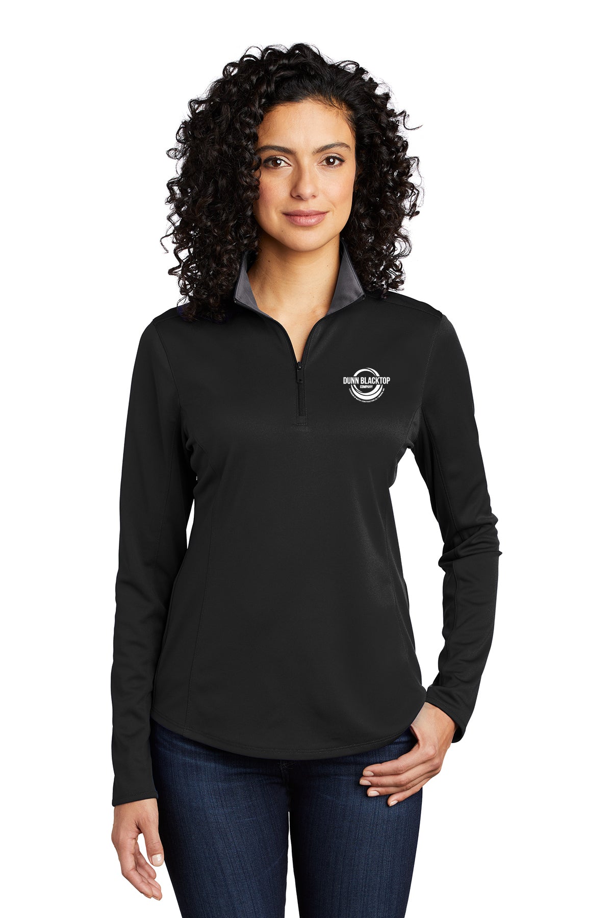 Dunn Blacktop Company Ladies 1/4 Zip Pullover