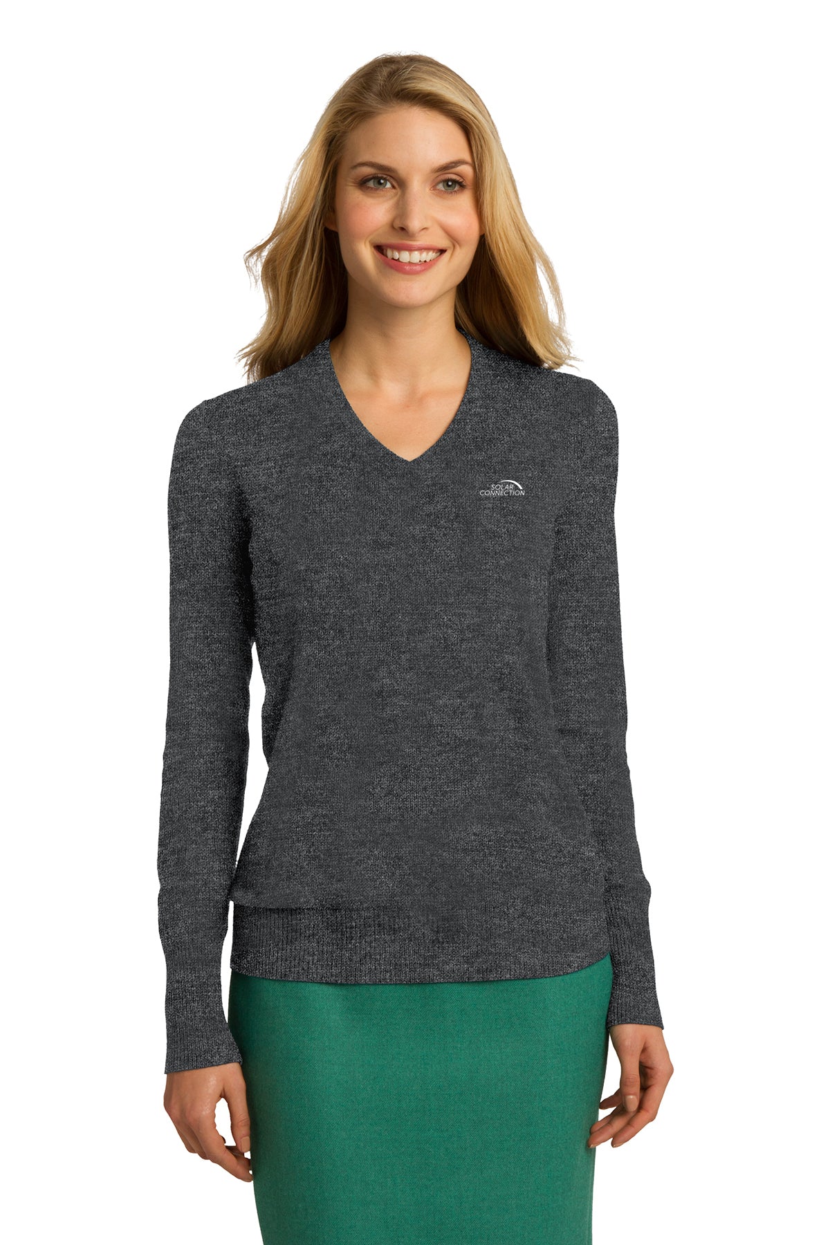 Solar Connection Ladies V-Neck Sweater
