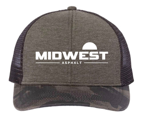Midwest Asphalt Limited Edition Camo Trucker Cap