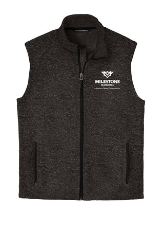 Milestone Materials Sweater Fleece Vest