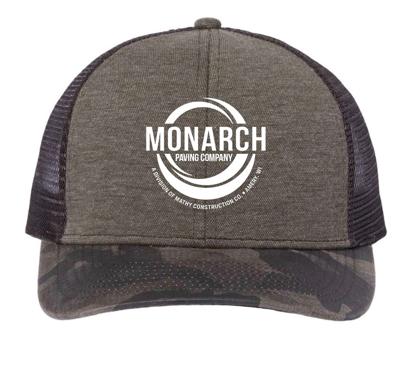 Monarch Construction Limited Edition Camo Trucker Cap