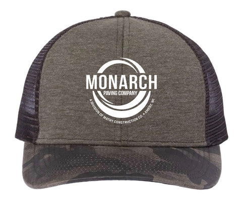 Monarch Construction Limited Edition Camo Trucker Cap