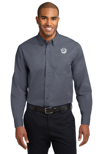 Crane Creek Asphalt Tall Button Up Shirt