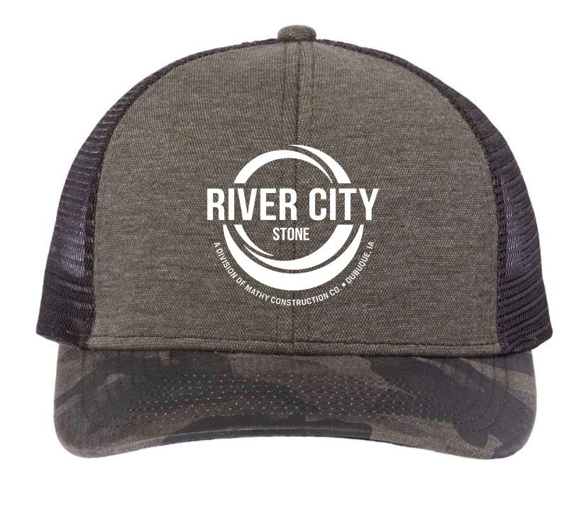 River City Stone Limited Edition Camo Trucker Cap